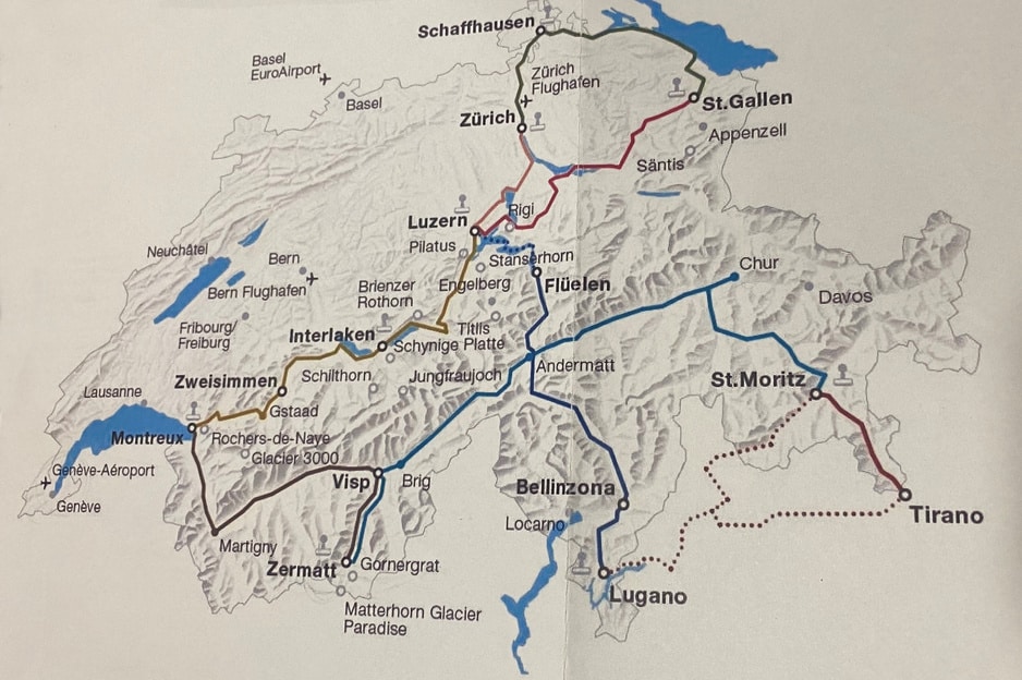 Suïssa en Trens Alpins 1